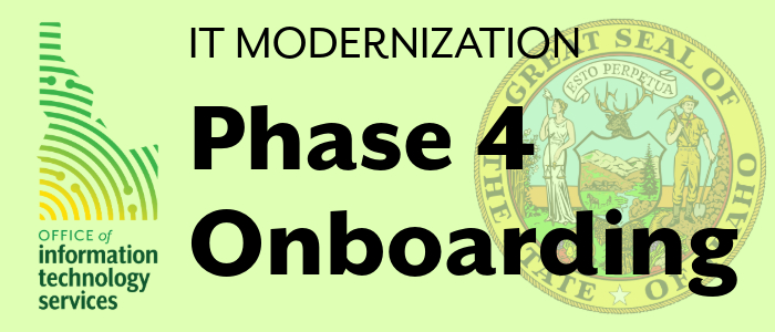 ITS Phase 4 IT Modernization banner with link for more details