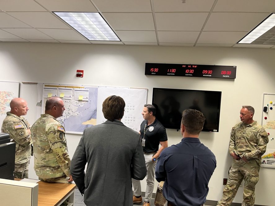 Military and Civilian Personnel at the Cyber Fusion event held in North Carolina