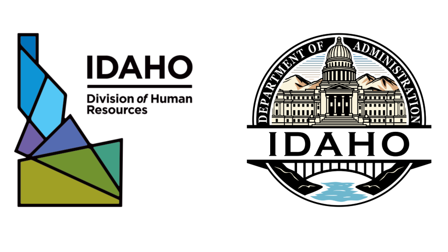 DHR and Dept. of Admin logos